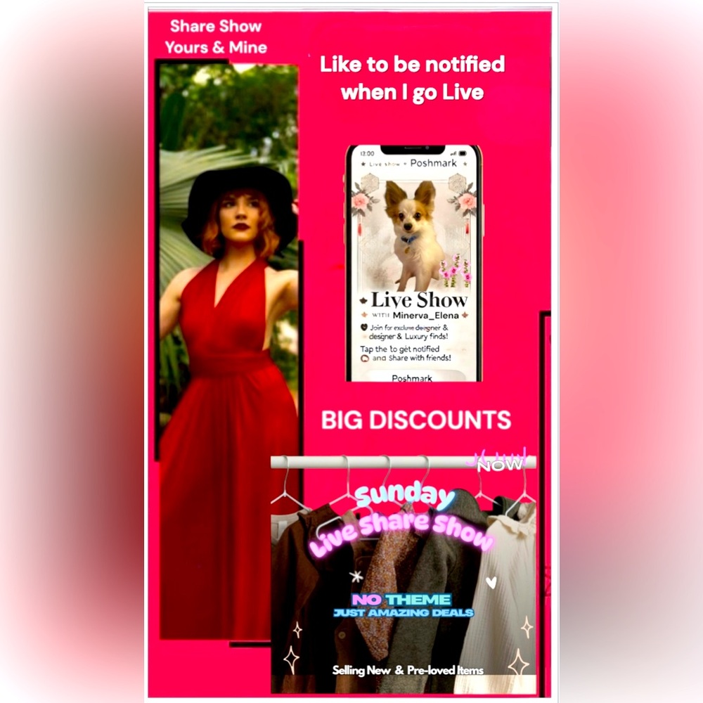 FREE SHIPPING ‼️🔅❣️Live ❣️🔅Share Show Sunday‼️🔅❣️🛍️ LET’S SELL TOGETHER❣️💕